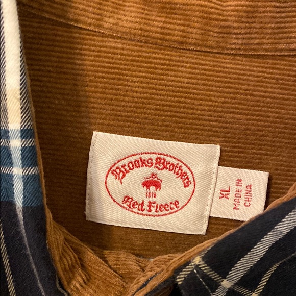 Men's Blue and White Plaid Shirt - Picture 2 of 4